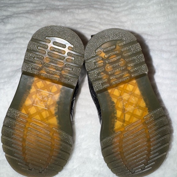 Dr. Martens Shiny Black Lace-Up Boots - Picture 6 of 8